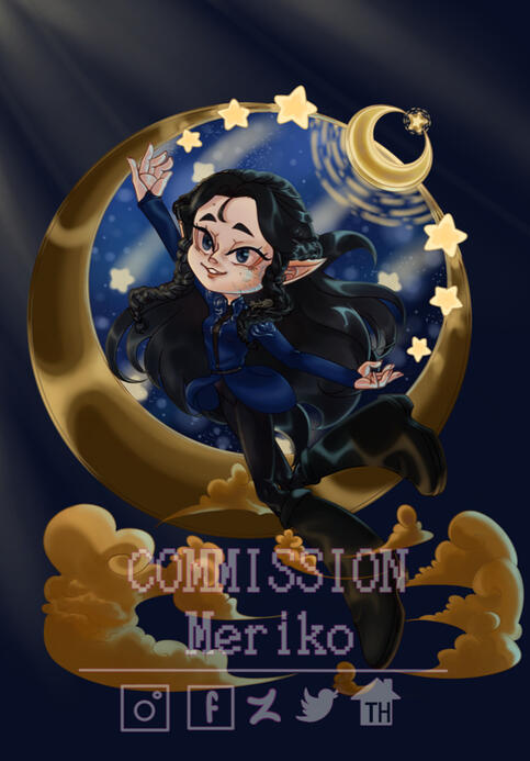 Star Chibi Comm Hannes's OC